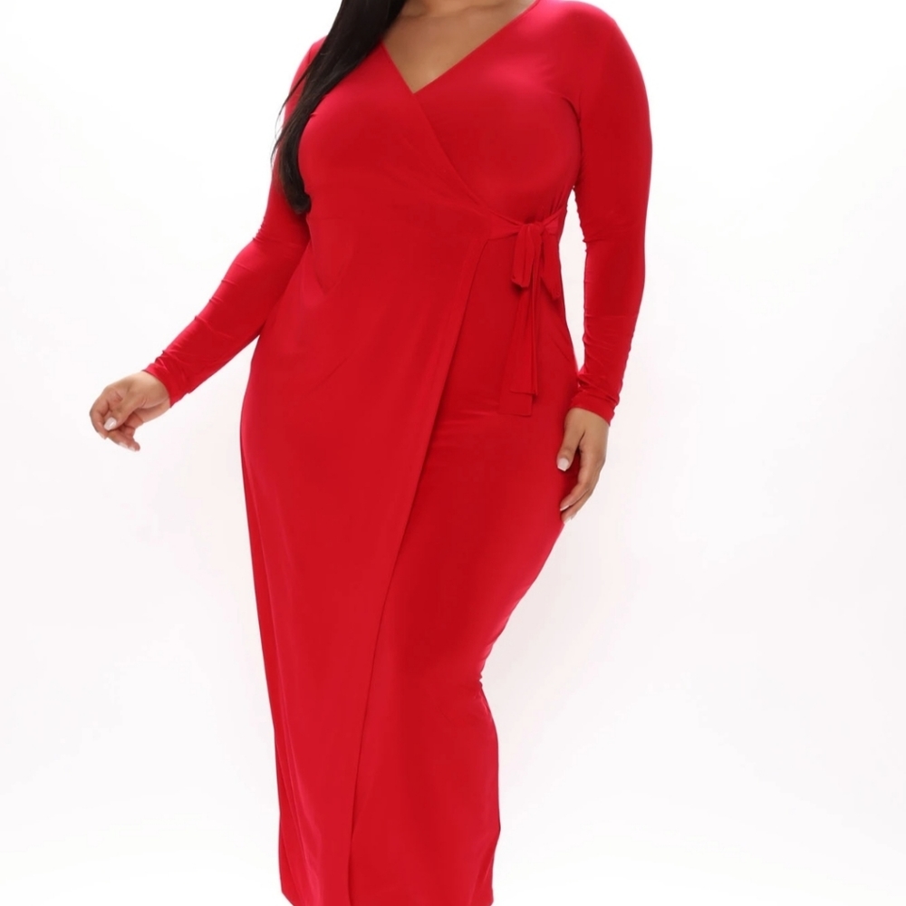 Vivi maxi wrap dress